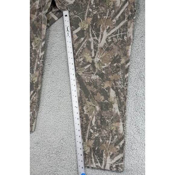 Abercrombie & Fitch Athletic Loose Workwear Camo Pants Carpenter Size 31x32(28) - Picture 6 of 14